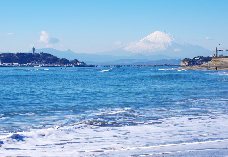 江の島 富士山