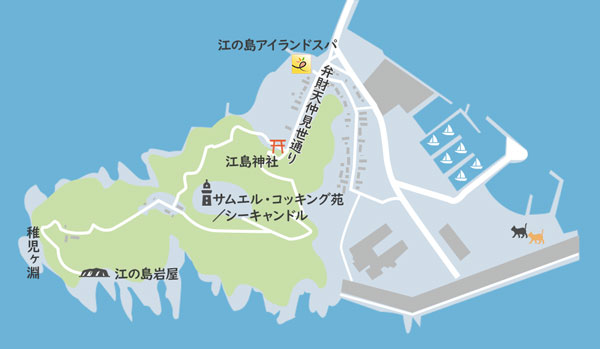 江の島マップ えのすぱ