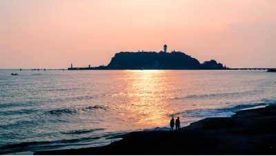夕刻の江ノ島